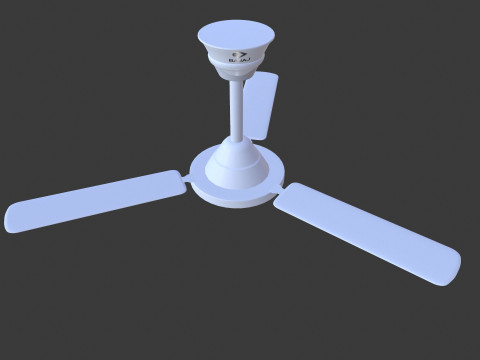 Bajaj Ceiling Fan 3D Model