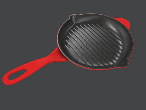 Wajan Peralatan Masak Model 3D