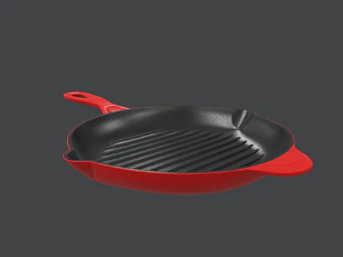 炊具煎锅 3D 模型