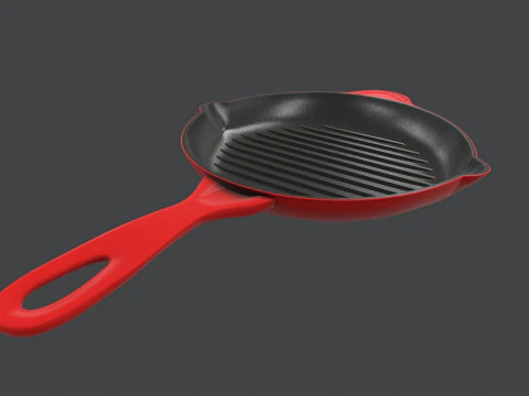 炊具煎锅 3D 模型