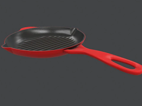 炊具煎锅 3D 模型