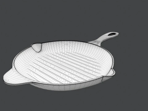 炊具煎锅 3D 模型