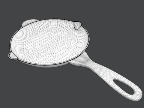 炊具煎锅 3D 模型