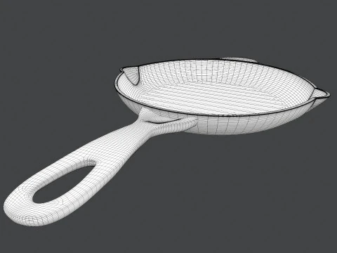 炊具煎锅 3D 模型