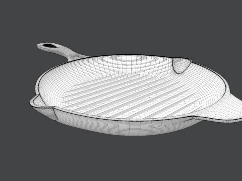 炊具煎锅 3D 模型
