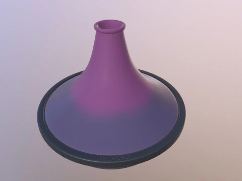 Creuset Tagine Stoneware Funnel Lid 3D Model