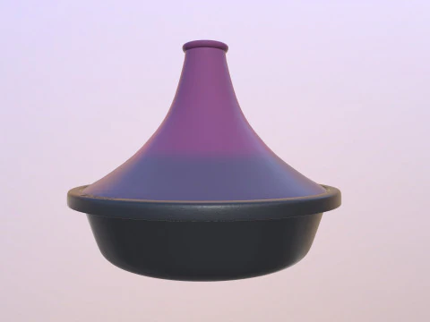 Creuset Tagine Stoneware Funnel Lid 3D Model