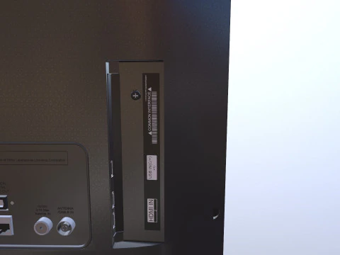 LG LED Television 3D Model