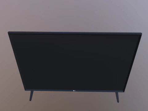 LG LED Television 3D Model