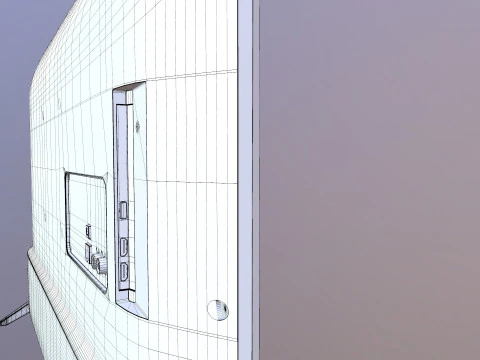 LG LED Television 3D Model