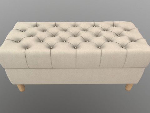 Роскошный журнальный столик 3D Модель