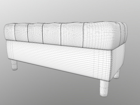 Meja Kopi Mewah Model 3D