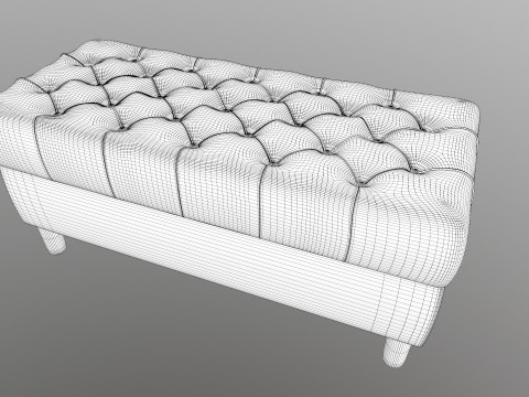 Meja Kopi Mewah Model 3D