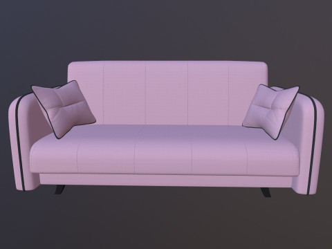 Divano in tessuto Modello 3D