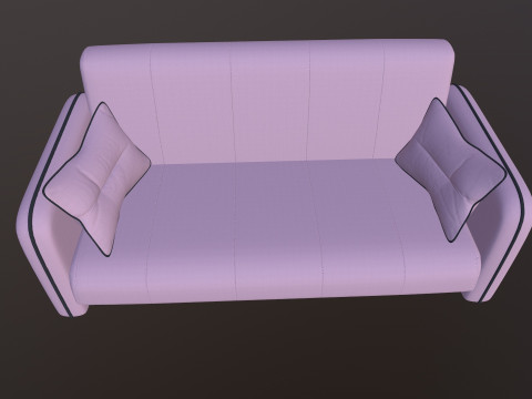 Fabric Sofa 3D Model
