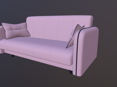 Fabric Sofa 3D Model