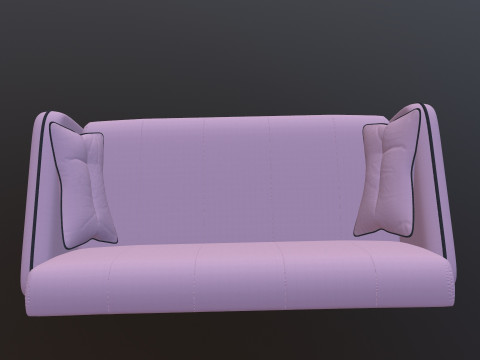 Fabric Sofa 3D Model