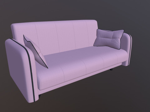 Fabric Sofa 3D Model