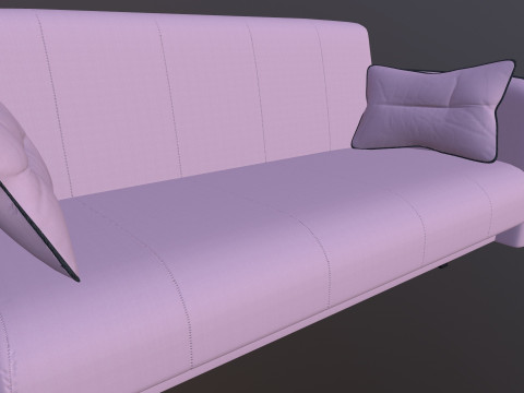 Fabric Sofa 3D Model