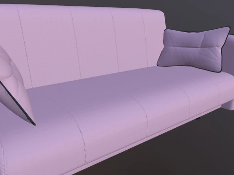 Fabric Sofa 3D Model