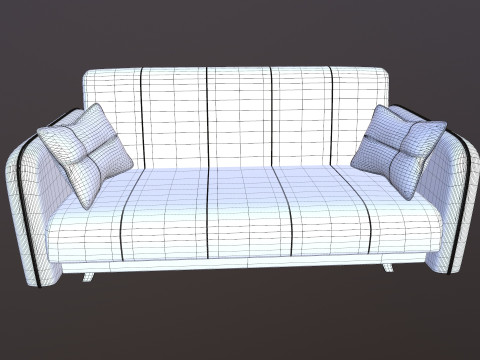 Fabric Sofa 3D Model