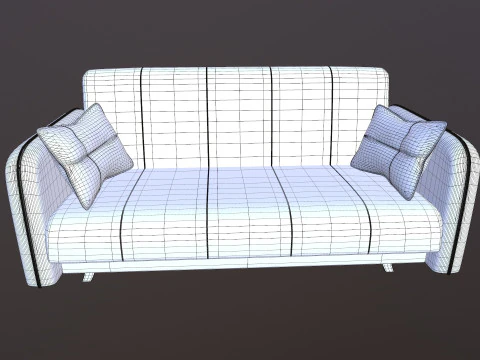 Fabric Sofa 3D Model