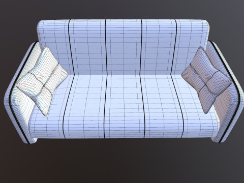 Fabric Sofa 3D Model