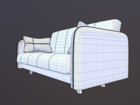 Fabric Sofa 3D Model