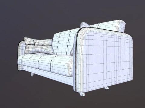 Fabric Sofa 3D Model