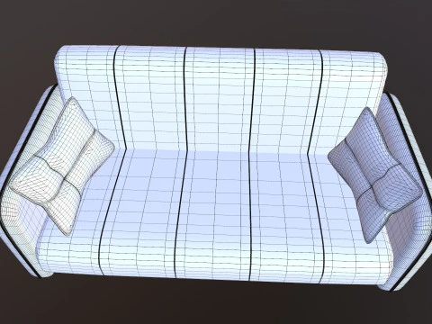 Fabric Sofa 3D Model