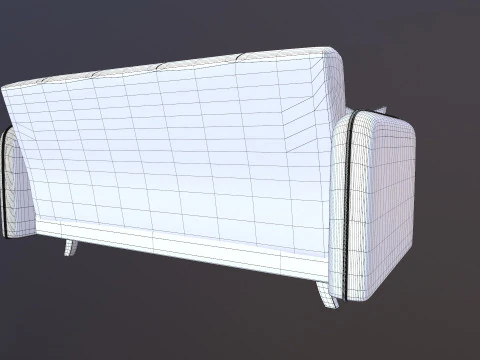 Fabric Sofa 3D Model