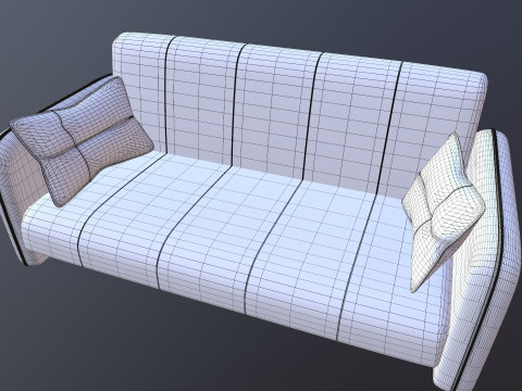 Fabric Sofa 3D Model