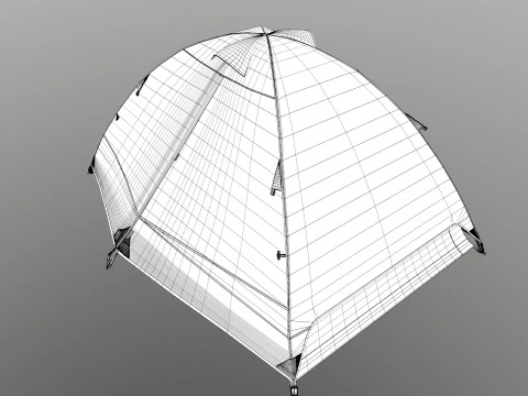 Hotbox Dome Tent 3D Model