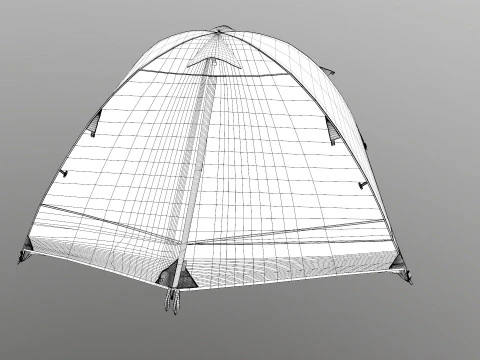 Hotbox Dome Tent 3D Model