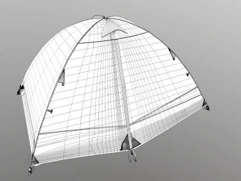 Hotbox Dome Tent 3D Model