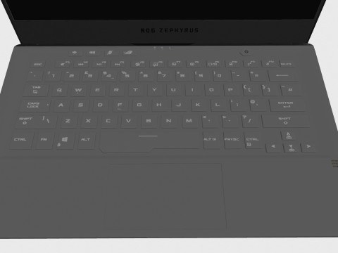 ROG ZEPHYRUS ノートパソコン 3Dモデル