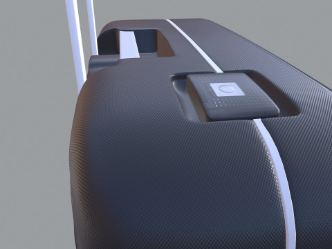 Samsonite-Koffer 3D Modell