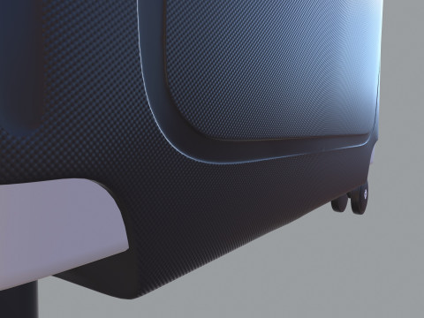 Samsonite-Koffer 3D Modell