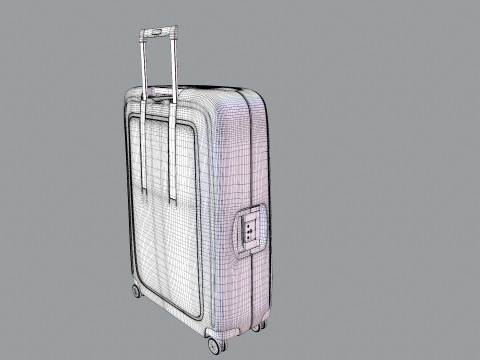 Samsonite-Koffer 3D Modell