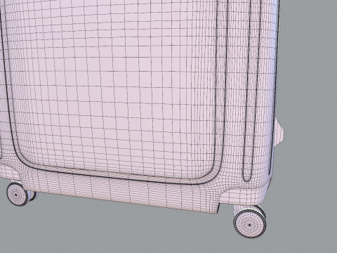 Samsonite-Koffer 3D Modell