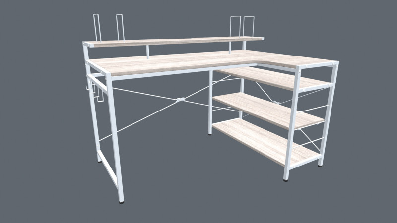 Montagetafel 3D Model .c4d .max .obj .3ds .fbx .stl .blend 