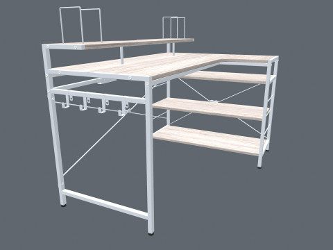 Montagetafel 3D Model