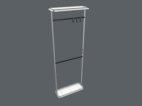 Clothes rack 3D Model