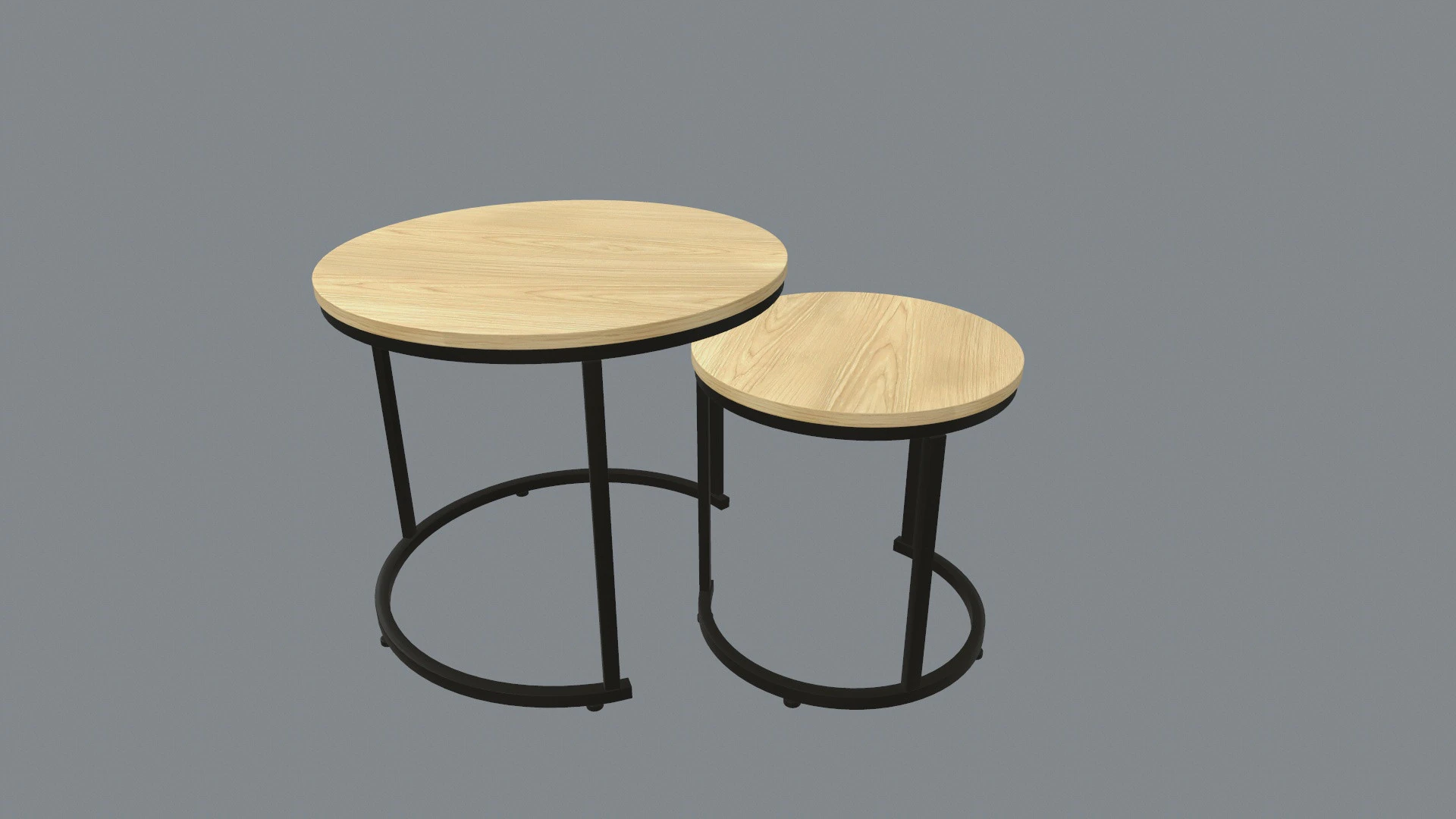Coffee Table Set 3D Model .c4d .max .obj .3ds .fbx .stl .blend 