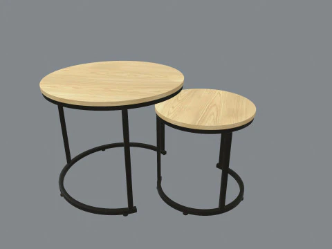 Set tavolino da caffè Modello 3D