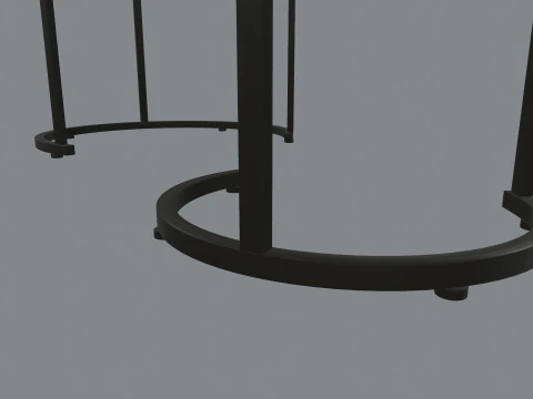 Coffee Table Set 3D Model
