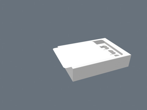 Cupcake-Box 3D Modell