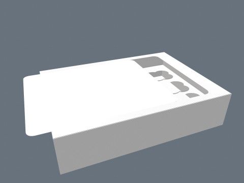 Cupcake-Box 3D Modell