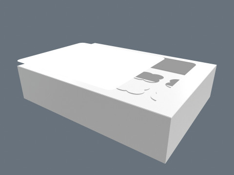 Cupcake-Box 3D Modell