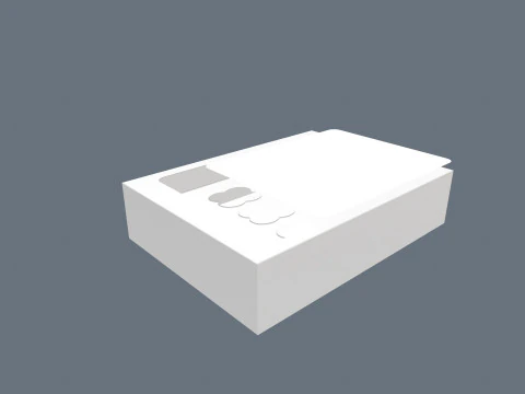 Коробка для торта 3D Модель